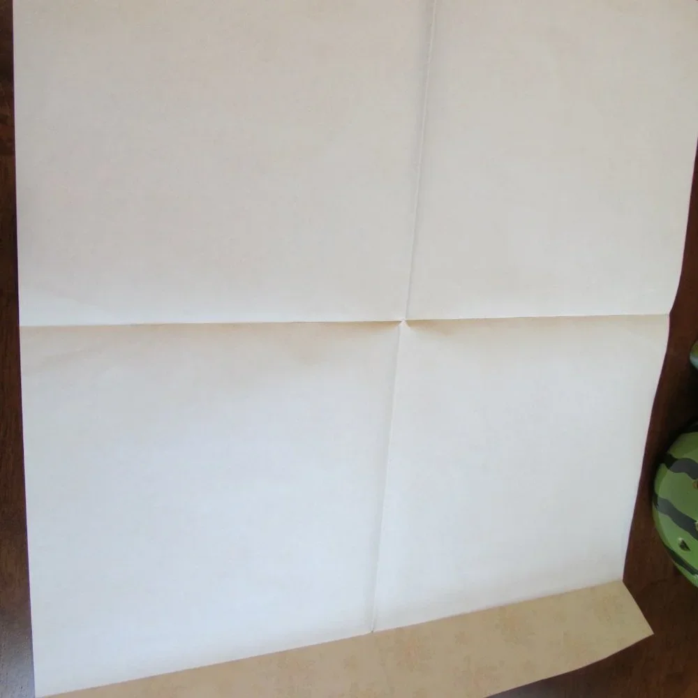 Vintage Hallmark All Occasion Gift Wrap Floral Open Package Partial Sheet Pretty